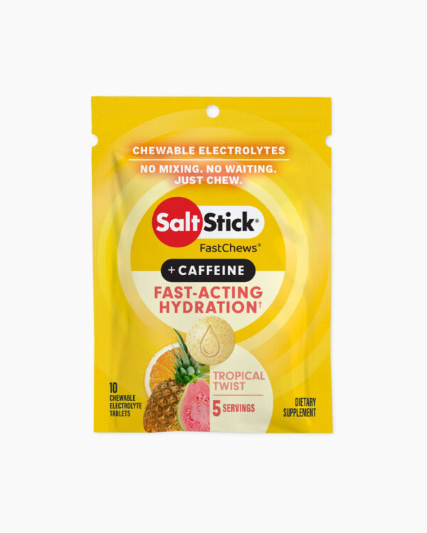 Falls Road Running Store - Nutrition - Salt Stick Fast Chews Tropical Twist +Caffeine 10 ct