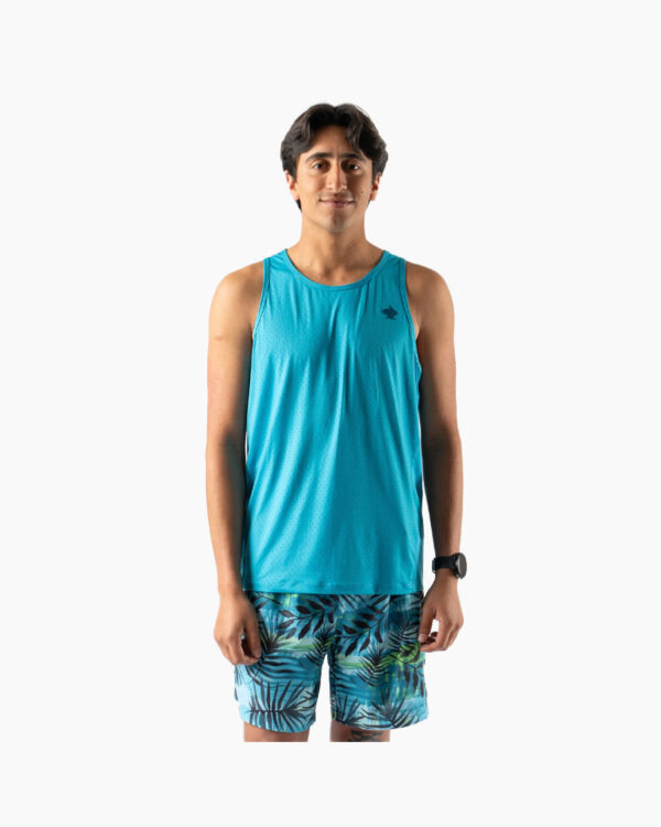 Falls Road Running Store - Men's Apparel - rabbit Ice perf tank - Algiers Blue