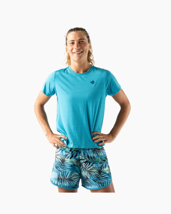 Falls Road Running Store - Women's Apparel - rabbit ICE Perf Tee SS - 405-Algiers Blue