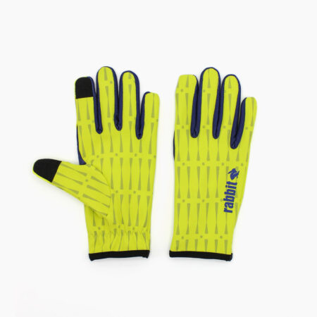 Falls Road Running Store - Accessories - rabbit low light tech gloves 739-Evening Primrose Reflective