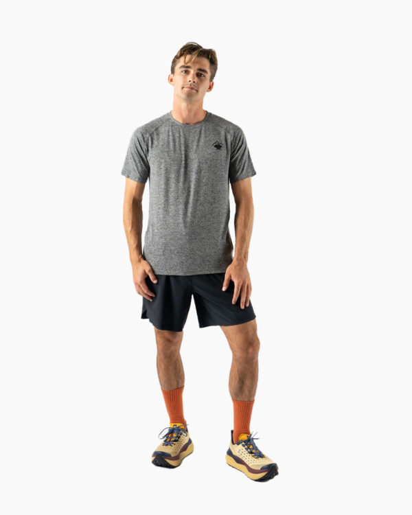 Falls Road Running Store - Men's Apparel - rabbit EZ Tee Perf SS Trail - 60-Charcoal
