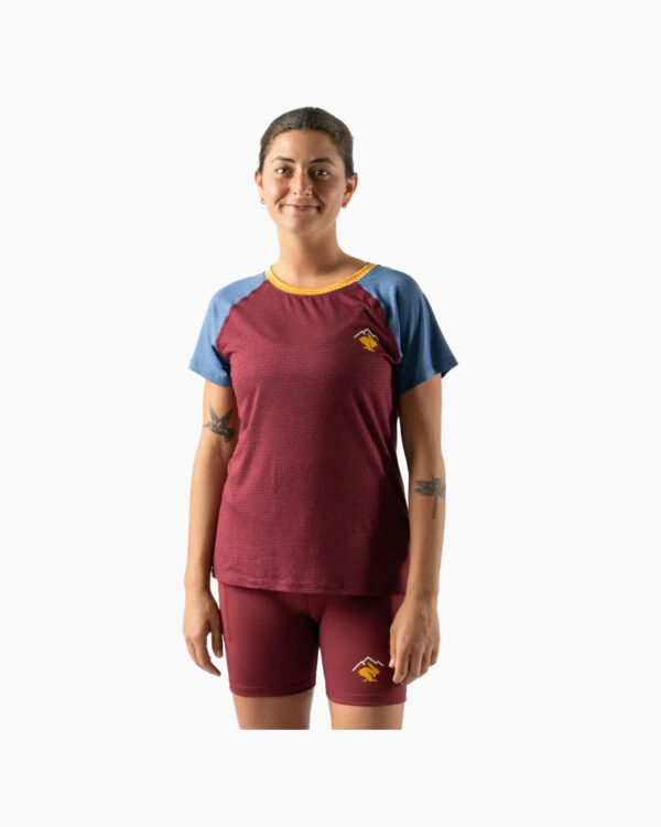 Falls Road Running Store - Women's Apparel - rabbit EZ Tee Perf SS Trail - 622-Tawny