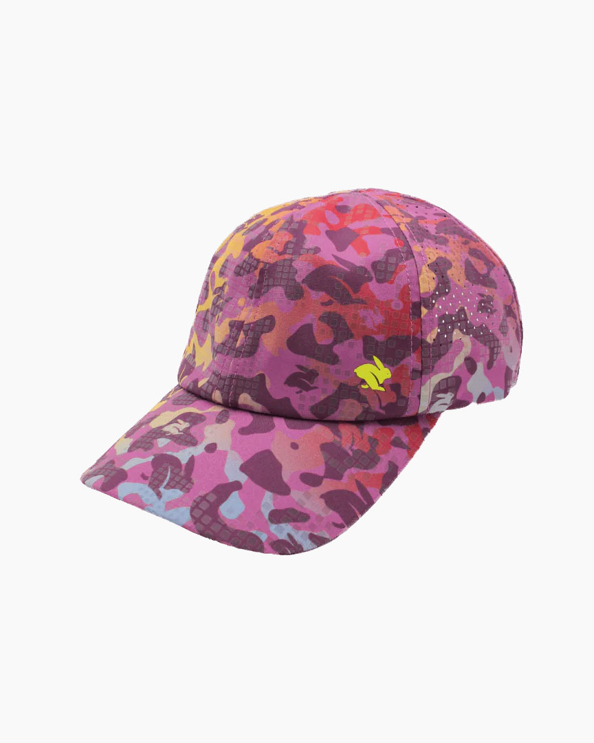 Falls Road Running Store - Unisex Running Hat - rabbit Low Light Elite Hat - Charisma Camo