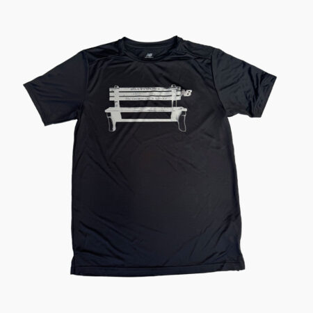 Falls Road Running Store - Men's Apparel - New Balance Baltimore Bench Essentials Short Sleeve - Black