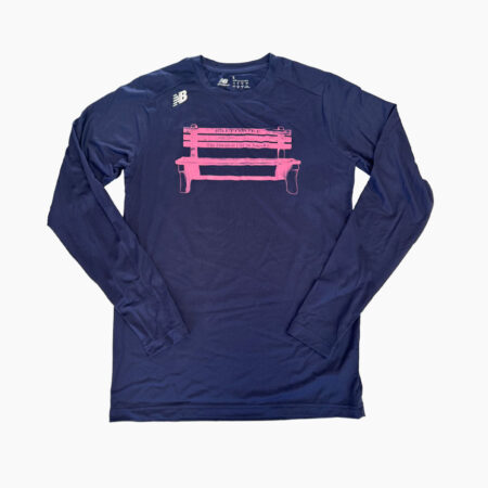 Falls Road Running Store - Men's Apparel - New Balance Baltimore Bench Tech Long Sleeve - blue