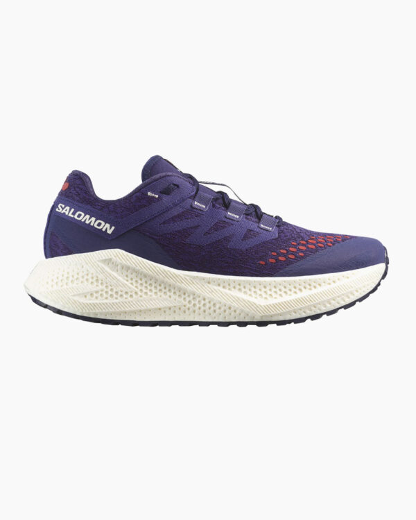 Falls Road Running Store - Mens Gravel Shoes - Salomon AERO GLIDE 3 Gravel - Astral Aura/Vanilla Ice/Haute Red