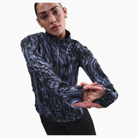 Falls Road Running Store - Women's Apparel - Nike Swift Dri-FIT UV 1/2-Zip Printed Running Top - 499