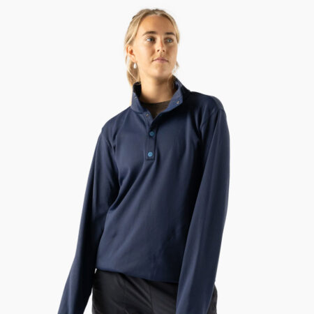 Falls Road Running Store - Women's Apparel - rabbit backcountry fleece pullover - Midnight Blue
