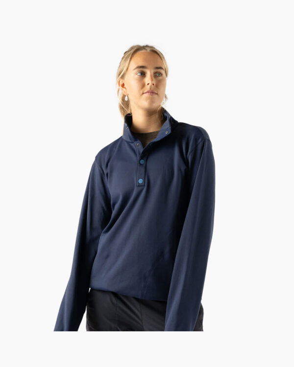 Falls Road Running Store - Women's Apparel - rabbit backcountry fleece pullover - Midnight Blue