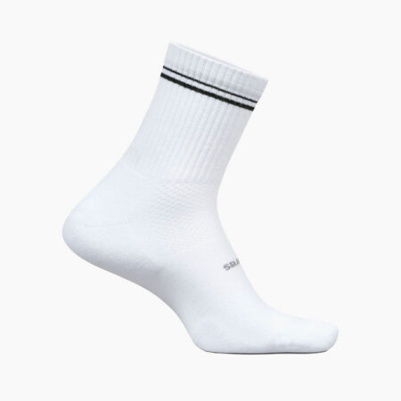 Falls Road Running Store - Accessories - Feetures High Performance Max Cushion Quarter Tall - Black Stripe